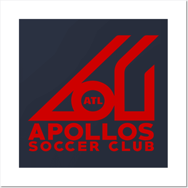 DEFUNCT - Atlanta Apollos Soccer 2 Wall Art by LocalZonly